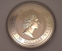 Kookaburra 1 kg / 1000 g Silbermünze 1996 Australien