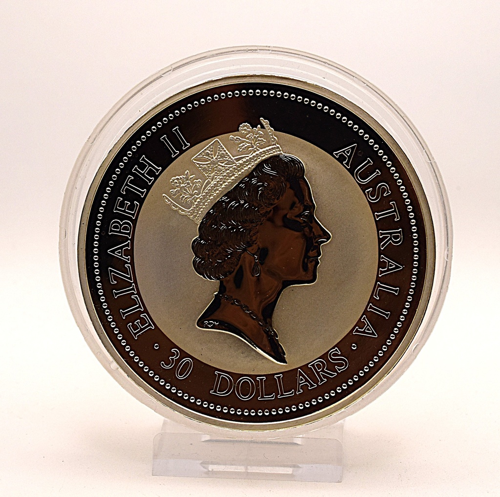 Kookaburra 1 kg / 1000 g Silbermünze 1996 Australien