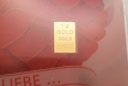 Goldbarren 1 g Geschenkbarren " Alles Liebe " Flip-Bild Valcambi