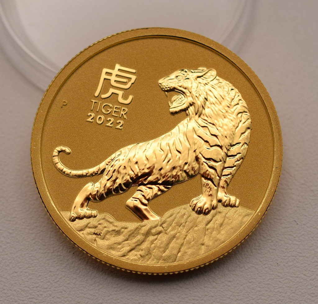 Goldmünze Australien 1/2 oz 2022 Lunar III Tiger