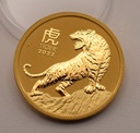Goldmünze Australien 1/2 oz 2022 Lunar III Tiger
