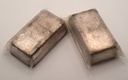 Silberbarren 500 g Degussa gegossen Vintage Anlagebarren Investment