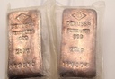 Silberbarren 250 g Degussa gegossen Vintage Anlagebarren Investment