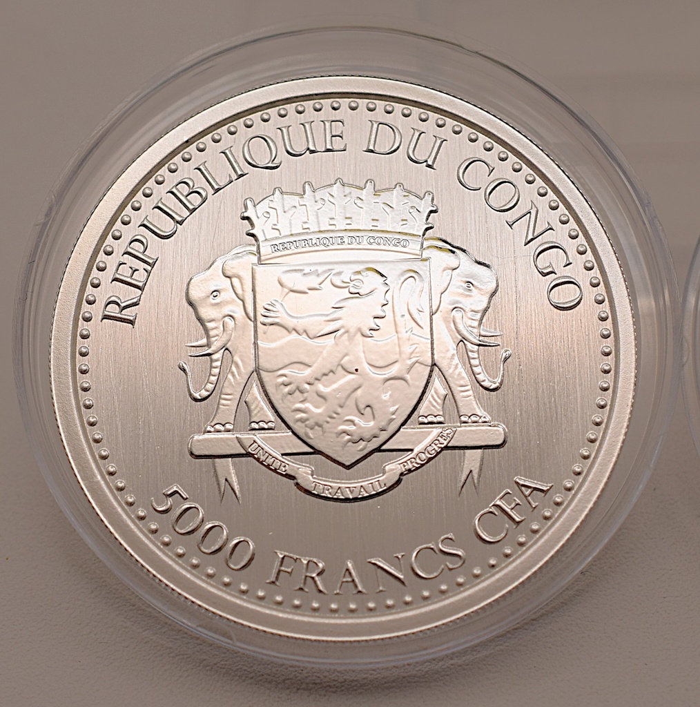 Congo Silverback Gorilla 1 oz 2017 Silbermünze