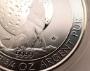 Grauwolf Kanada 2017 heulender Wolf 2 Dollar 3/4 Unze Silbermünze 999,9 Feingehalt (Kopie)