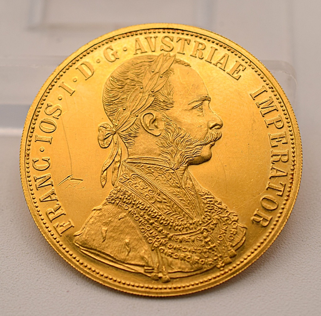 Goldmünze 4 Dukat DukatenGold 1915 Kaiser Franz Joseph Österreich