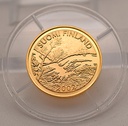 Goldmünze 100 Euro 1/4 Unze Finnland 2002 Lappland Mitternachtssonne 900 Gold PP