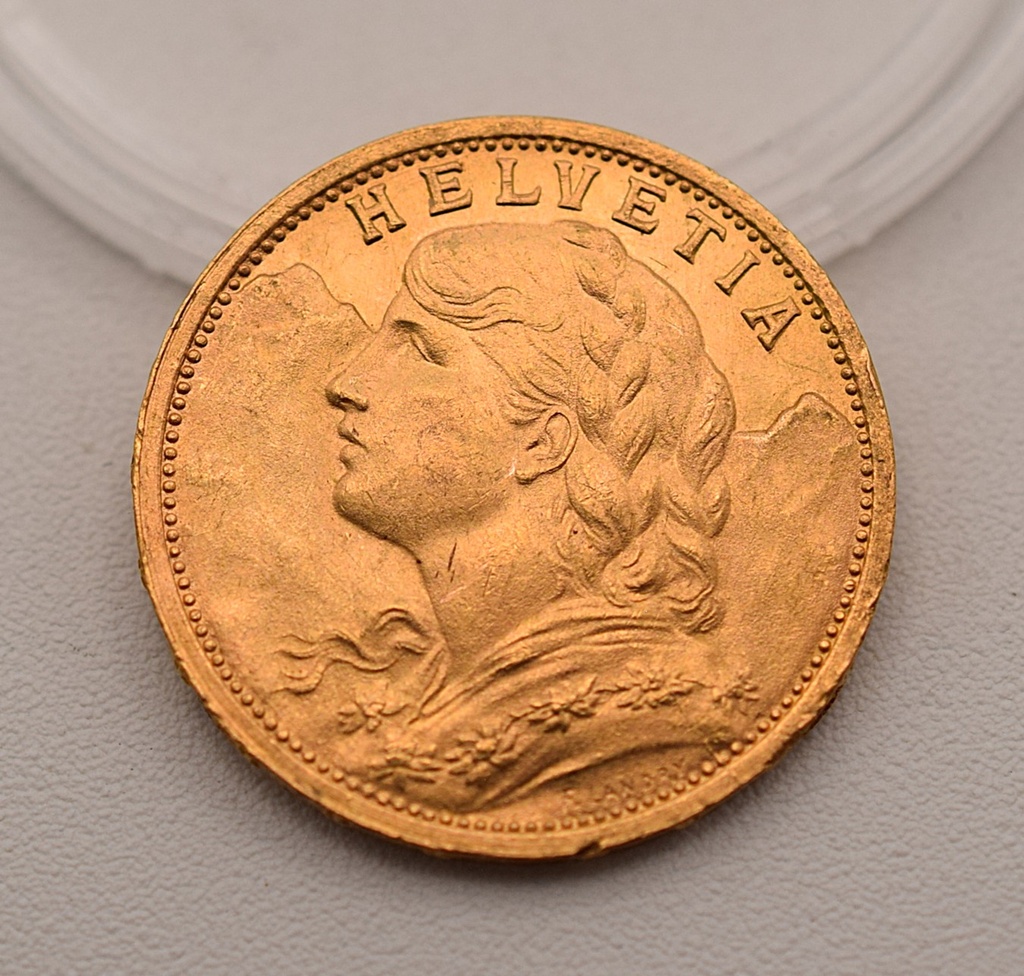 Goldmünze Vreneli 20 Franken 1898