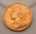 Goldmünze Vreneli 20 Franken 1908