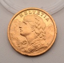 Goldmünze Vreneli 20 Franken 1910