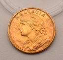 Goldmünze Vreneli 20 Franken 1916