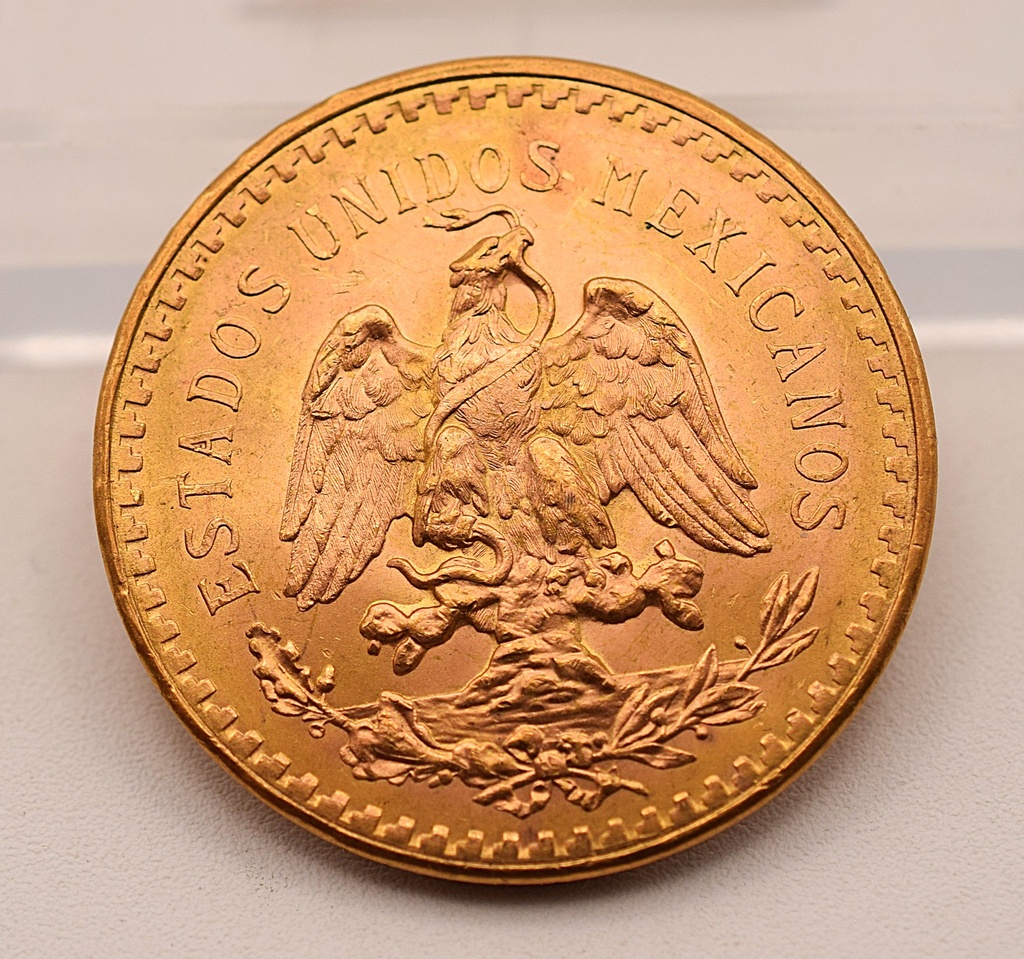 Goldmünze 50 Pesos 1947 Centenario Mexiko 37,5 g Feingold