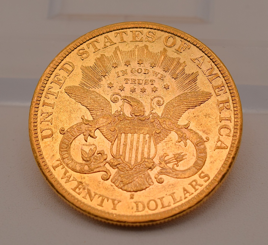 Goldmünze 1894 Double Eagle Liberty Head 20 Dollars USA Investment Anlage