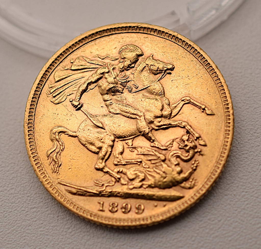Goldmünze Sovereign Großbritannien 1 Pfund 1899 Königin Victoria