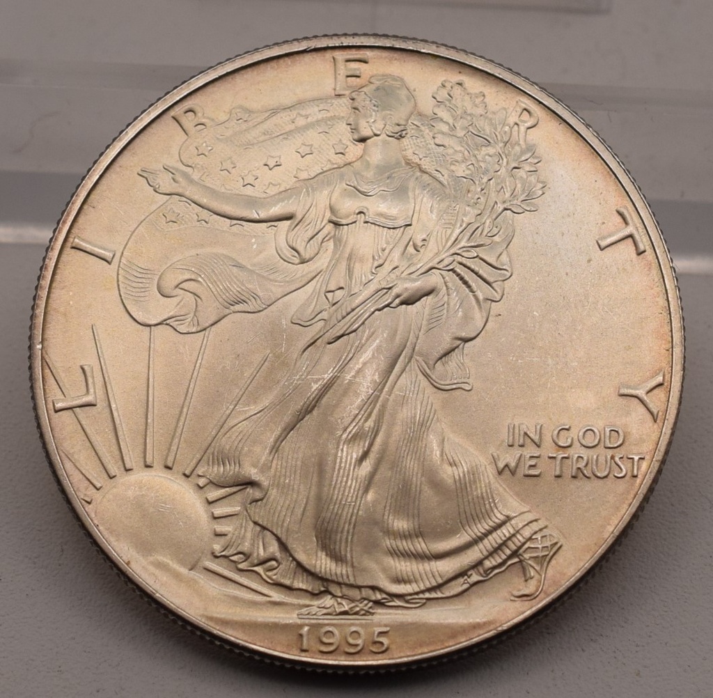 American Silber Eagle 1 oz 1995 Silbermünze USA