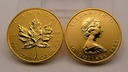 Goldmünze 1 Unze 1979-1989 Maple Leaf 50 Dollars Kanada Bullion Investment Anlage