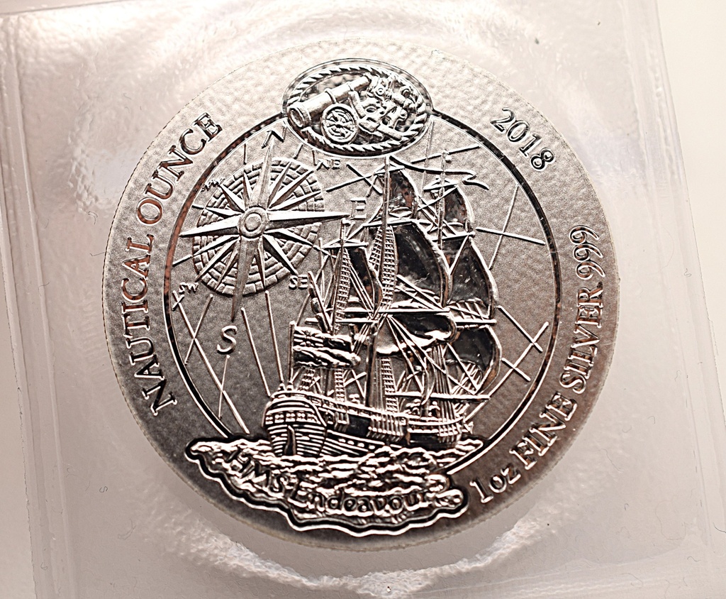 Silbermünze 1 Unze Nautical Ounce Ruanda 2018