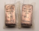 Silberbarren 250 g Degussa gegossen Vintage Anlagebarren Investment