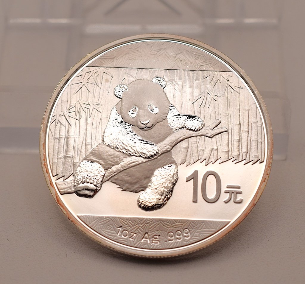 China Panda 1 oz 2014 Silbermünze