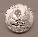 Großer Panda 1 oz Niue 2 Dollar 2017 Silbermünze