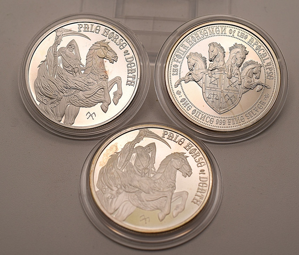 USA Apocalypse Pale Horse of Death 1 oz Silber 31,1 g