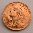 Goldmünze Vreneli 20 Franken 1935 LB