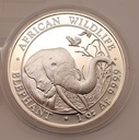 Somalia Elephant African Wildlife 1 oz 2018 Silbermünze