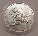 Predator Serie Kanada 2018 Wolf 5 Dollar 1 Unze Silbermünze 999,9 Feingehalt