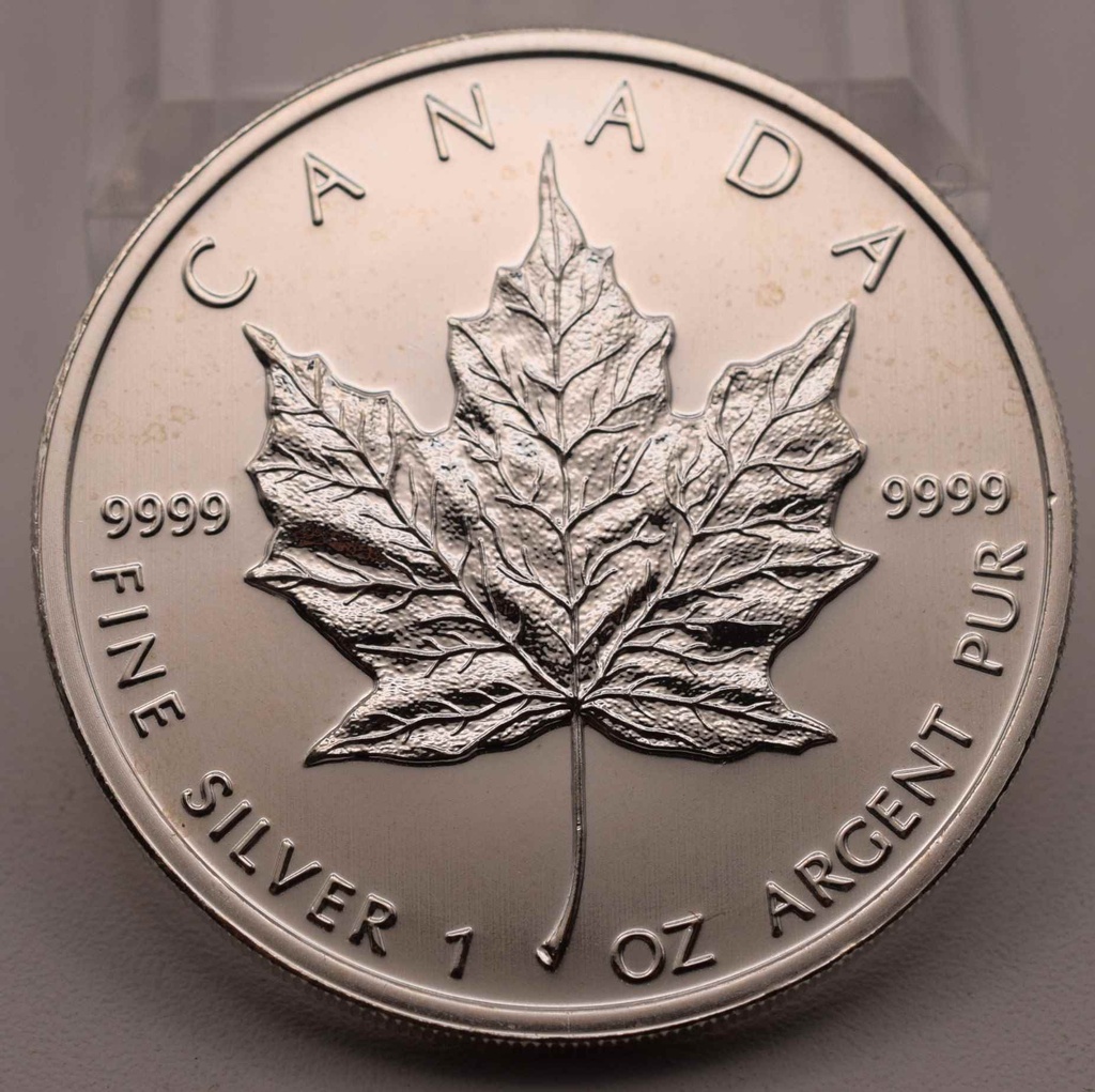 Maple Leaf 1 oz 2009 Silbermünze Kanada