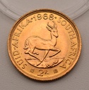 Goldmünze 2 Rand 1968 Südafrika