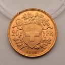Goldmünze Vreneli 20 Franken 1898