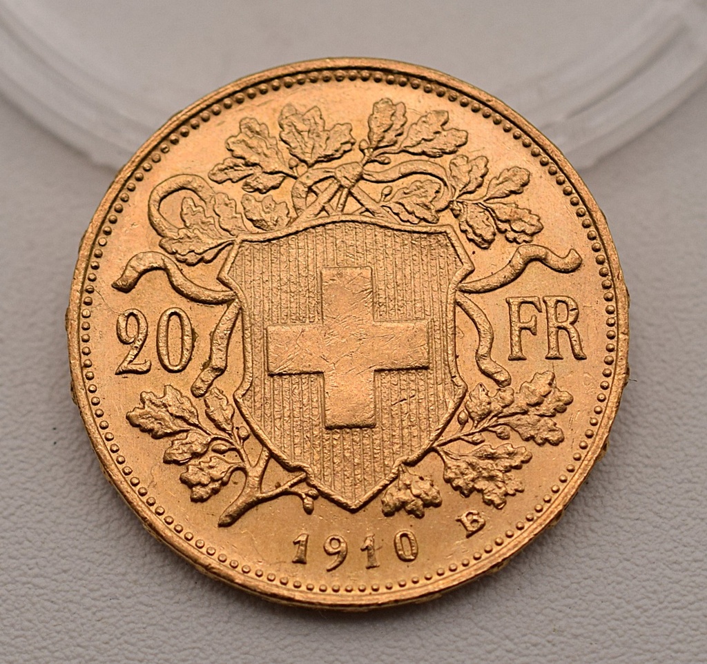 Goldmünze Vreneli 20 Franken 1910