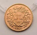 Goldmünze Vreneli 20 Franken 1914