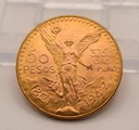 Goldmünze 50 Pesos 1947 Centenario Mexiko 37,5 g Feingold