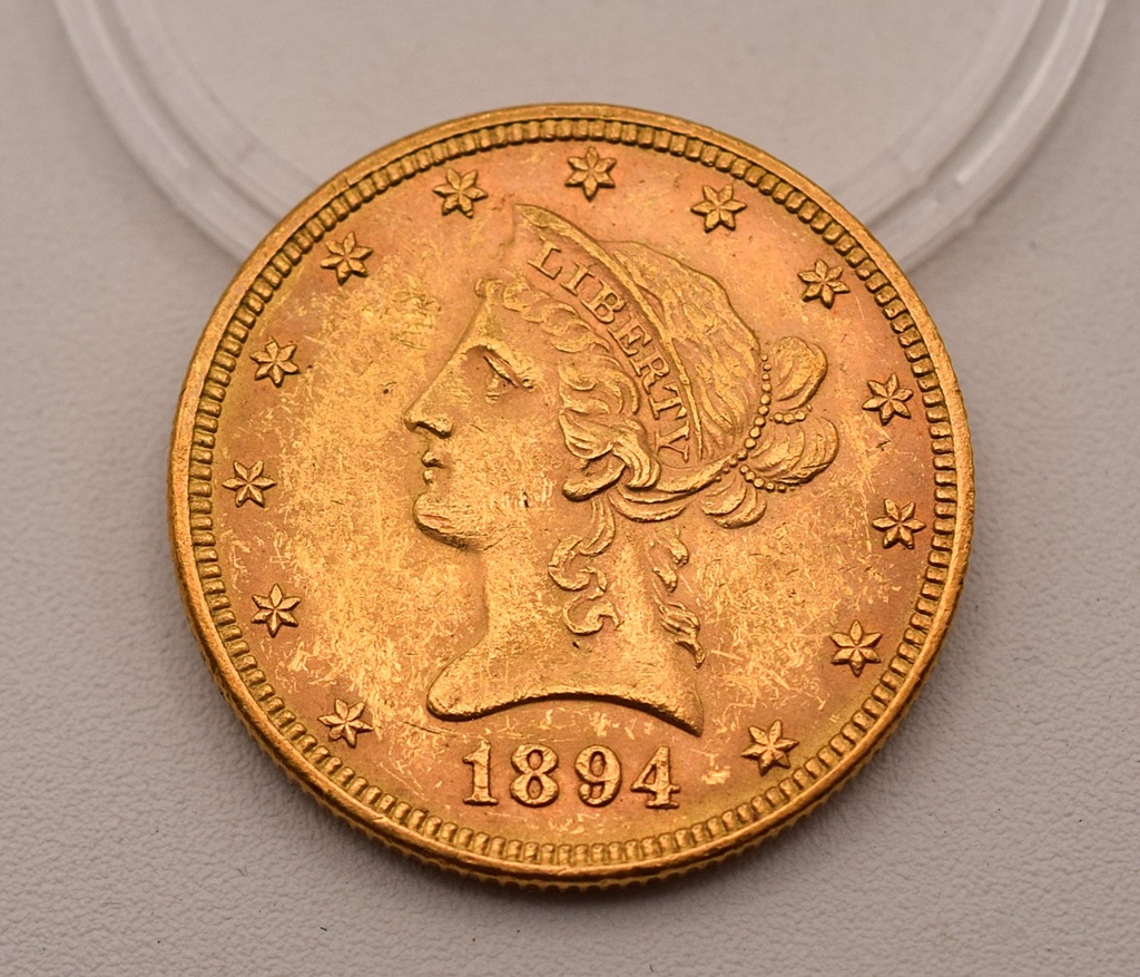 Goldmünze 1894 Liberty Head 10 Dollars USA Double Eagle Investment Anlage