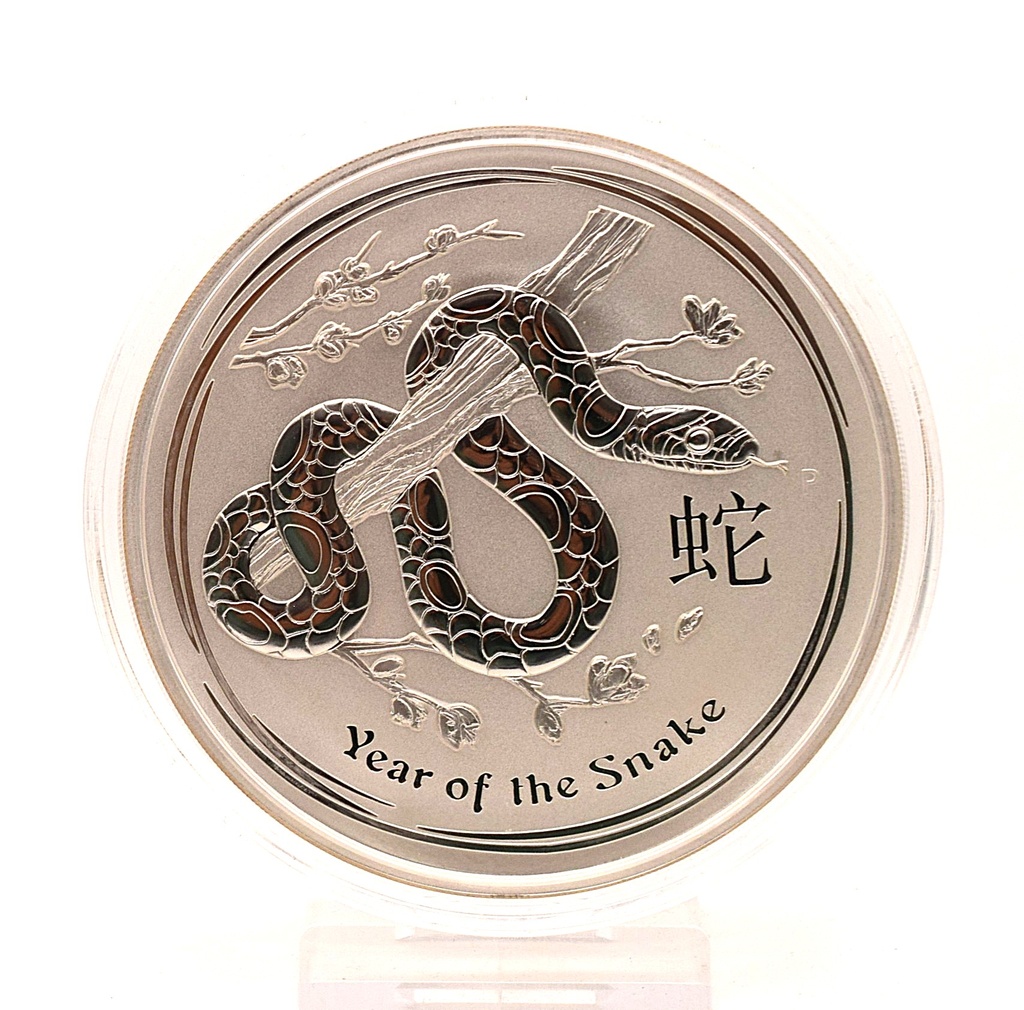 Silbermünze Lunar II 1000 g / 1 kg 2013 Jahr der Schlange / Year of the Snake