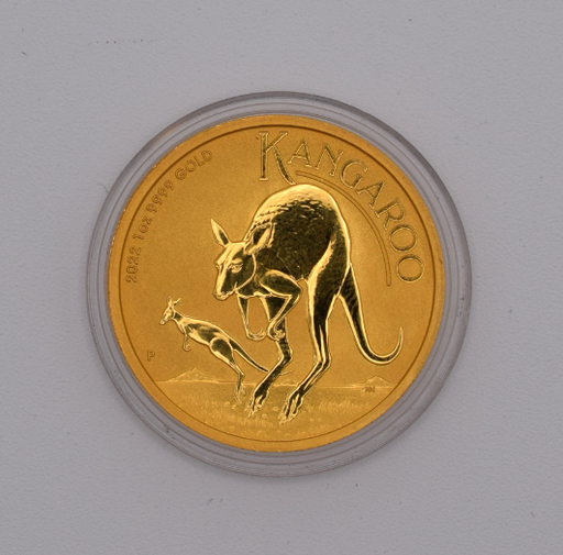 Goldmünze 1 Unze Kangaroo / Känguru 2022 Bullionmünze Anlagemünze
