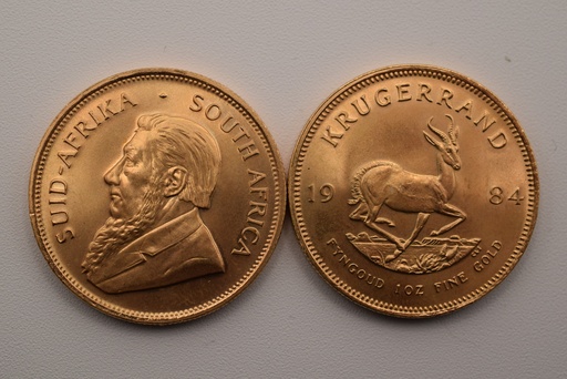 Goldmünze Krügerrand 1 oz verschiedene Jahrgänge