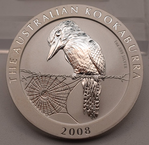 [1187.1.1] Kookaburra 1 oz 2008 Silbermünze Australien