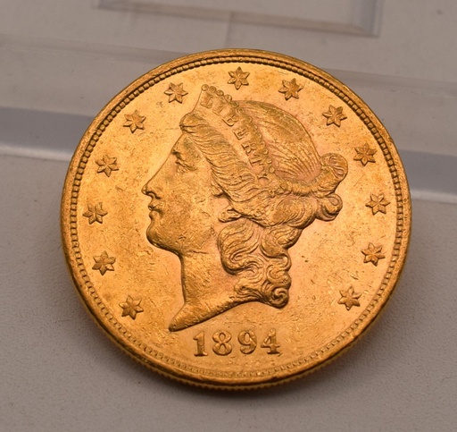 [[2427.1.2]] Goldmünze 1894 S Liberty Head 20 Dollars USA Double Eagle Investment Anlage