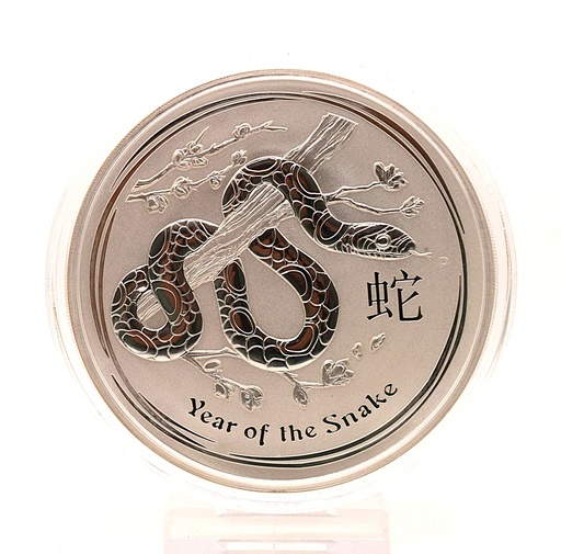 [[2443.3]] Silbermünze Lunar II 1000 g / 1 kg 2013 Jahr der Schlange / Year of the Snake
