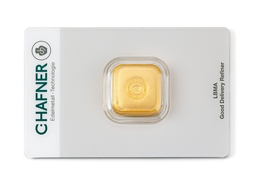 [[2542.1]] Goldbarren 50 g C.Hafner Feingoldbarren gegossen