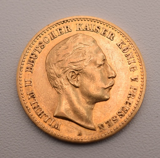 [[1435.1.3]] Goldmünze 10 Mark 1898 Wilhelm II von Preussen Jäger 251