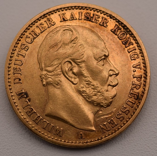 [[1145.1.8]] Goldmünze 20 Mark 1872 A Preußen Wilhelm I. Jäger 243