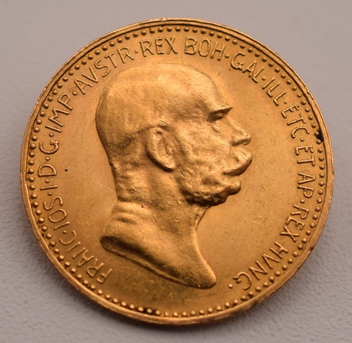 [[1300.3]] Goldmünze 10 Kronen 1909 Kaiser Franz Joseph Österreich