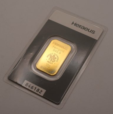 Goldbarren jeder Größe